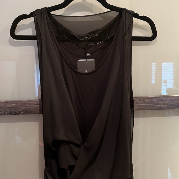 NWT ZARA MAXI DRESS BLACK - Picture 2 of 15